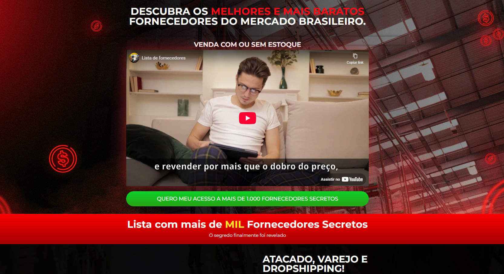 Lista de Fornecedores